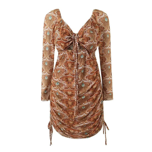 Élégance Sublime : 5 Détails Irrésistibles de la Robe Sexy à Manches Longues - Oléna-Fashion