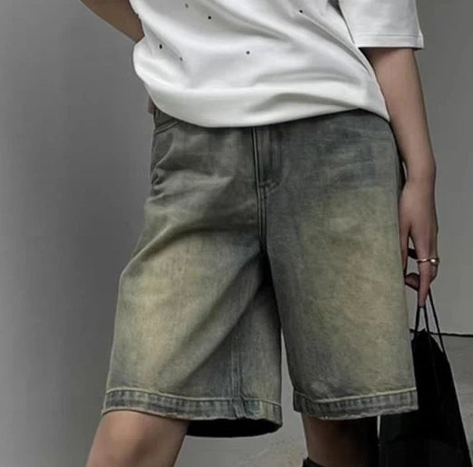 Shorts en Jean Femme Chic - Taille Haute, Style Coréen, Idéal pour Étudiantes