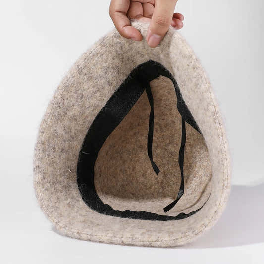 Bob d'hiver en maille, chapeau seau pour femme – vue 2