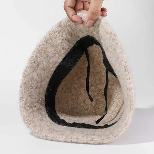 Bob d'hiver en maille, chapeau seau pour femme – vue 2