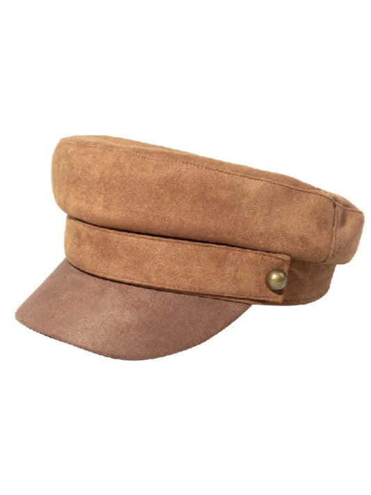Casquette gavroche effet daim pour femme – vue 2