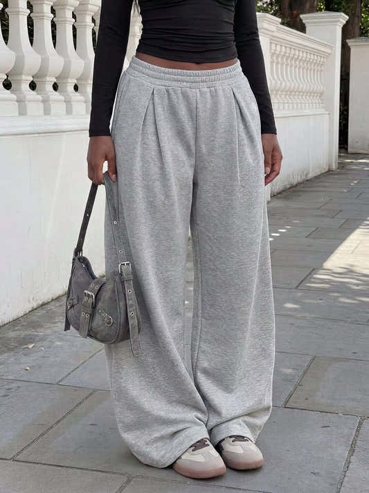 Pantalon de jogging à jambes larges pour femme – vue 2