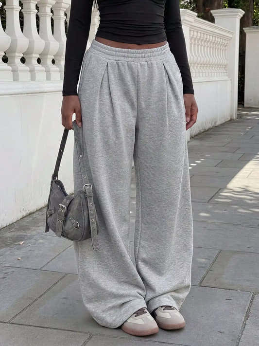 Pantalon de jogging à jambes larges pour femme – vue 2