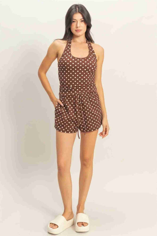 Short à Pois Cordon Femme – Confort Coton & Style Estival Oléna-Fashion