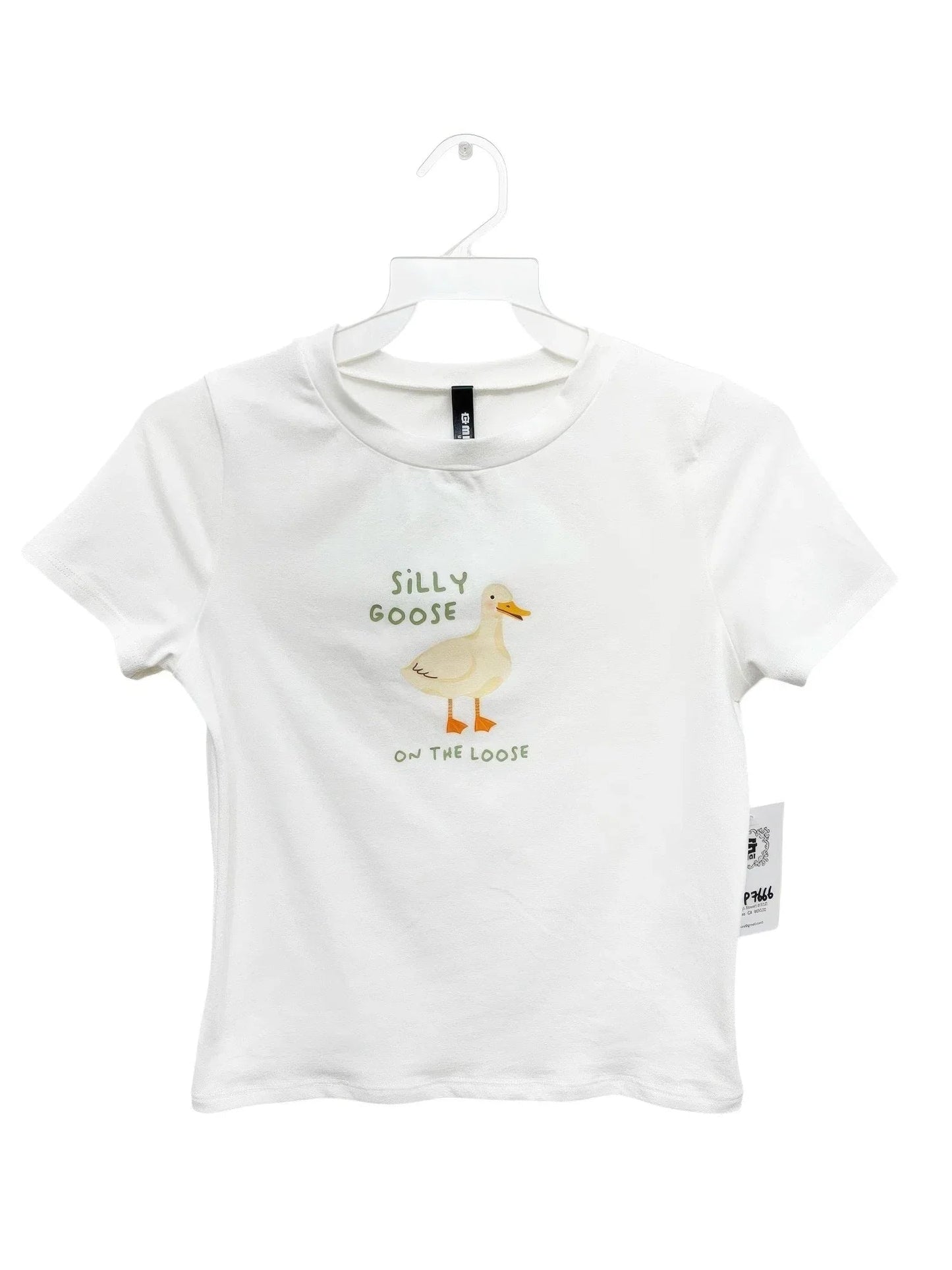 T-Shirt Graphique Silly Goose Femme – Polyester Stretch by G MINI