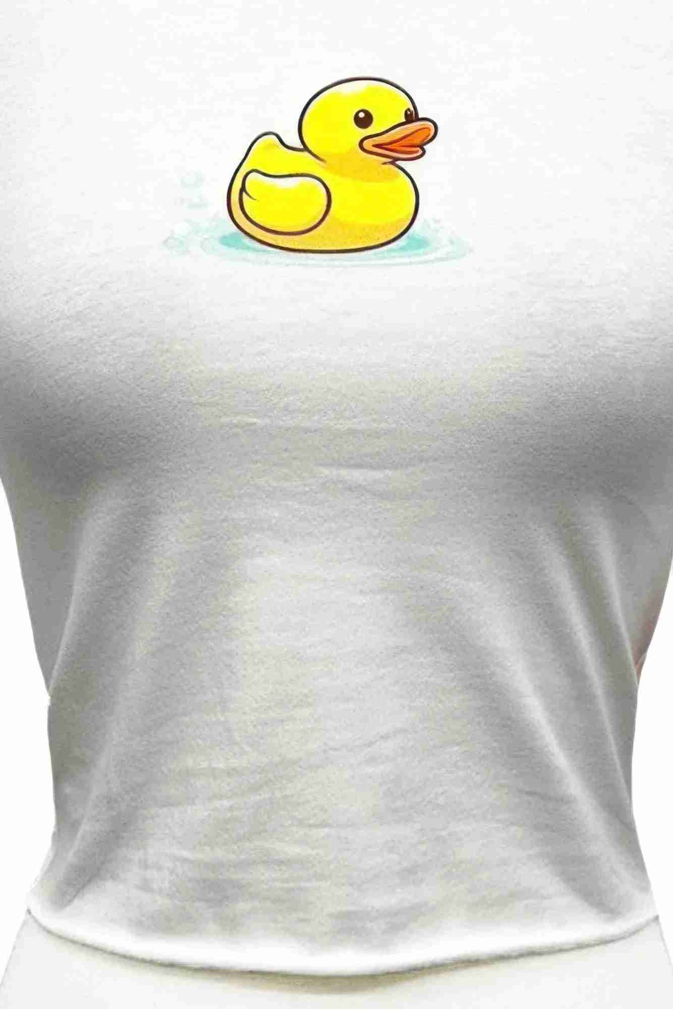 Top Femme Baby Duck - Coton Stretch Caneton Mignon Graphique by G MINI