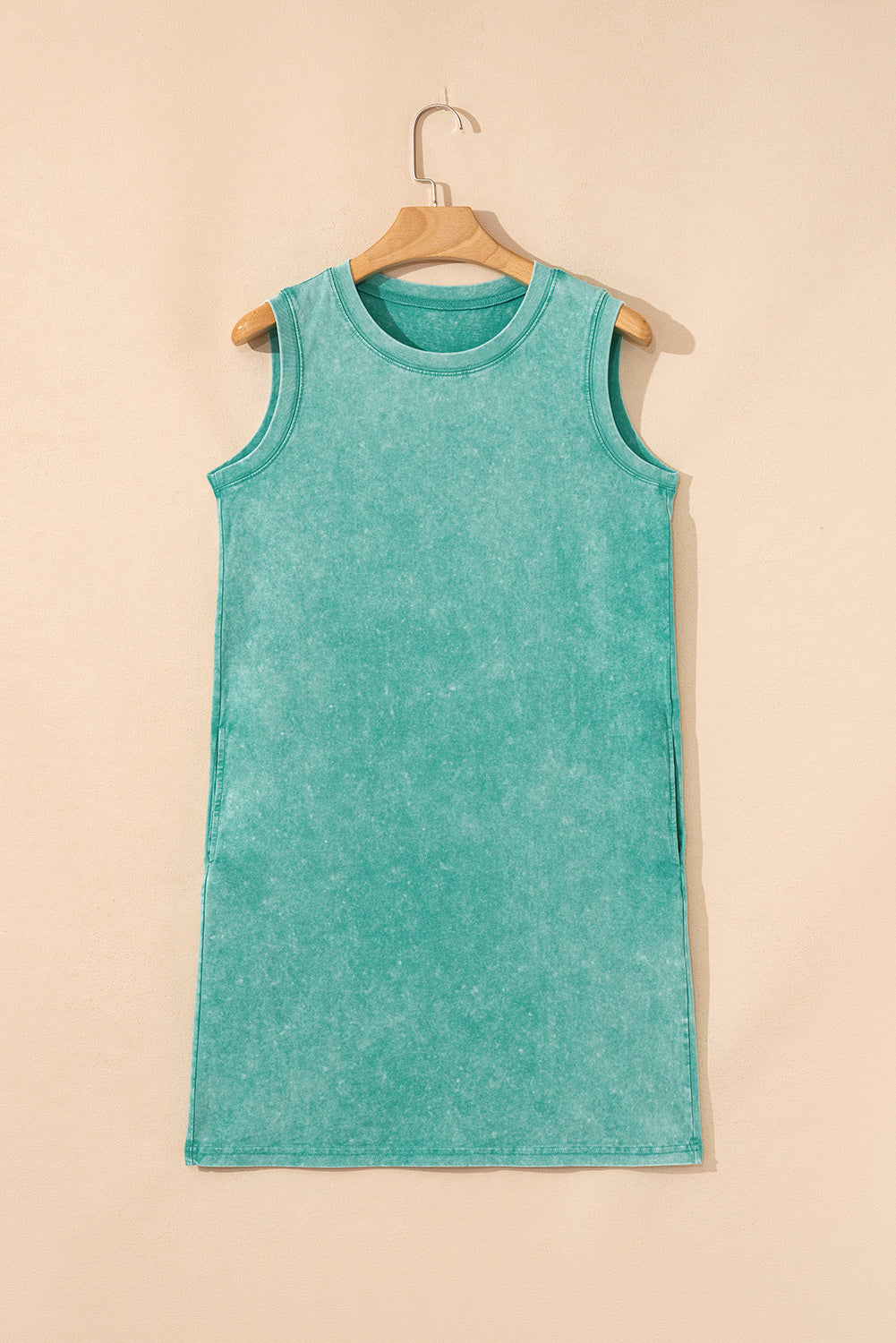 Robe mini verte Élégante avec poches
