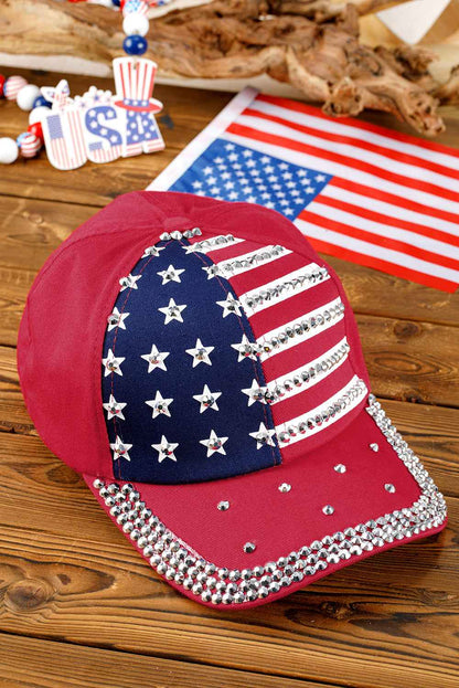 Casquette Baseball Drapeau Américain Élégante