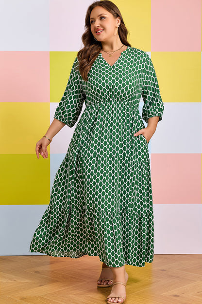 Robe Maxi Plus Size Élégante pour l'Été