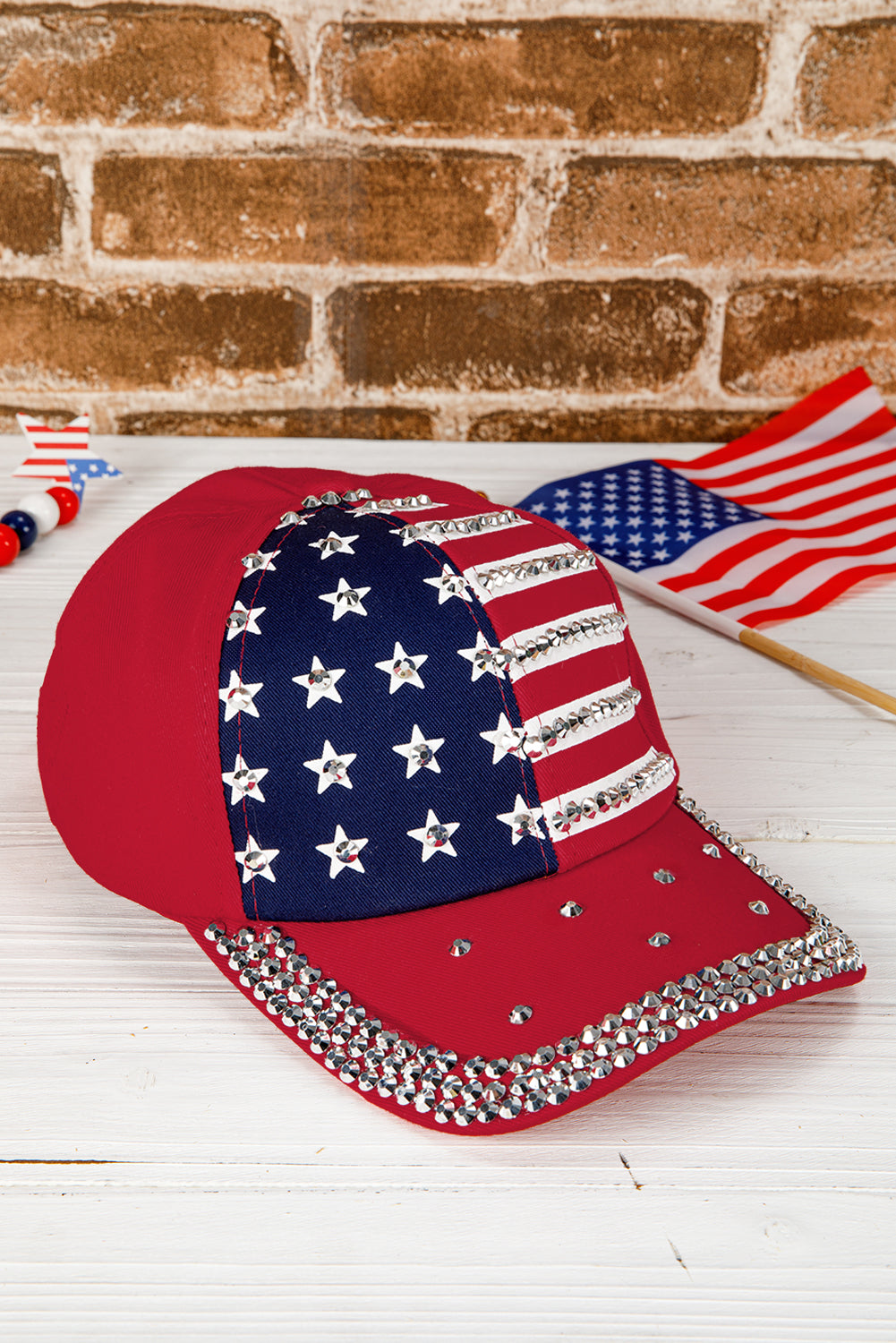 Casquette Baseball Drapeau Américain Élégante