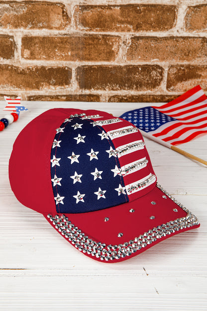 Casquette Baseball Drapeau Américain Élégante