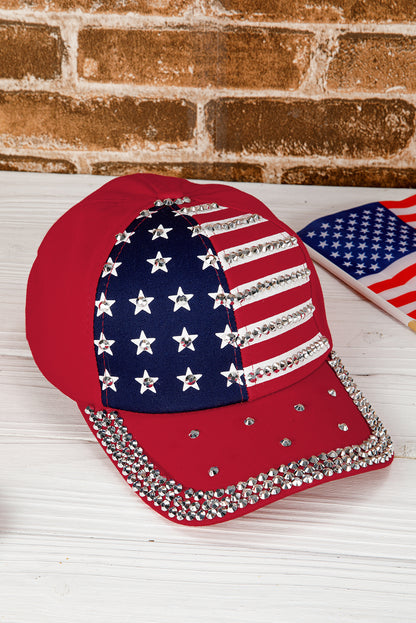 Casquette Baseball Drapeau Américain Élégante