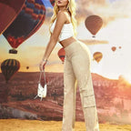 1 Pantalon Femme Cargo Décontracté – Confort et Tendance au Quotidien