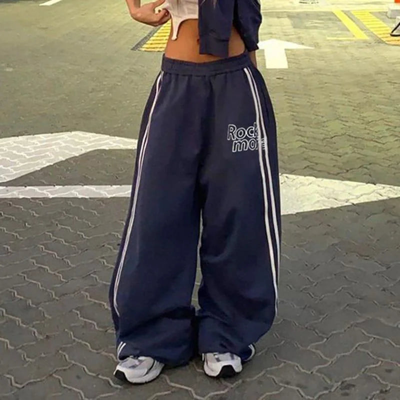 Pantalon de sport femme à jambe large