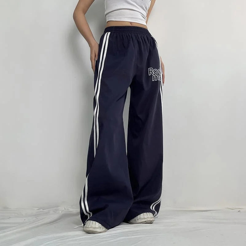 Pantalon de sport femme à jambe large