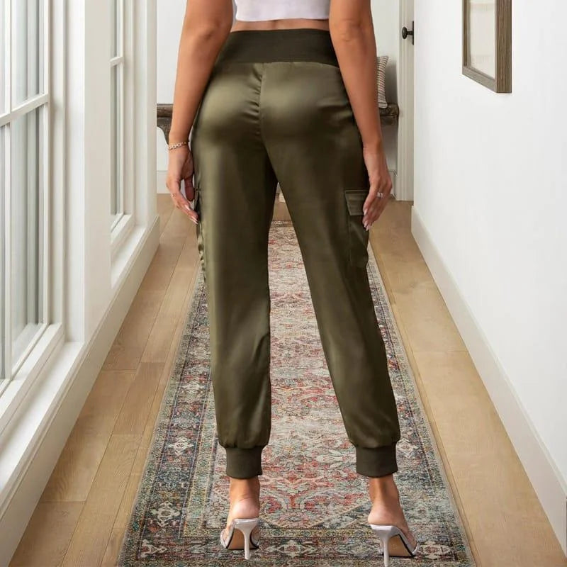 Pantalon cargo tendance pour femme, style hipster