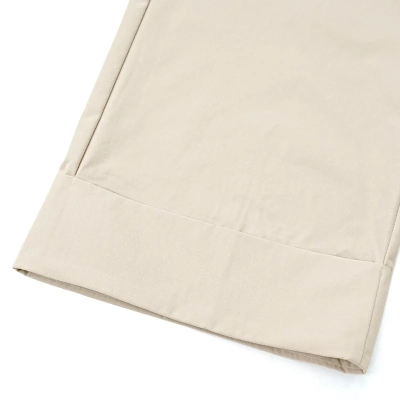 Pantalon large taille haute pour femme- Style décontracté Saison Printemps/Été/Automne