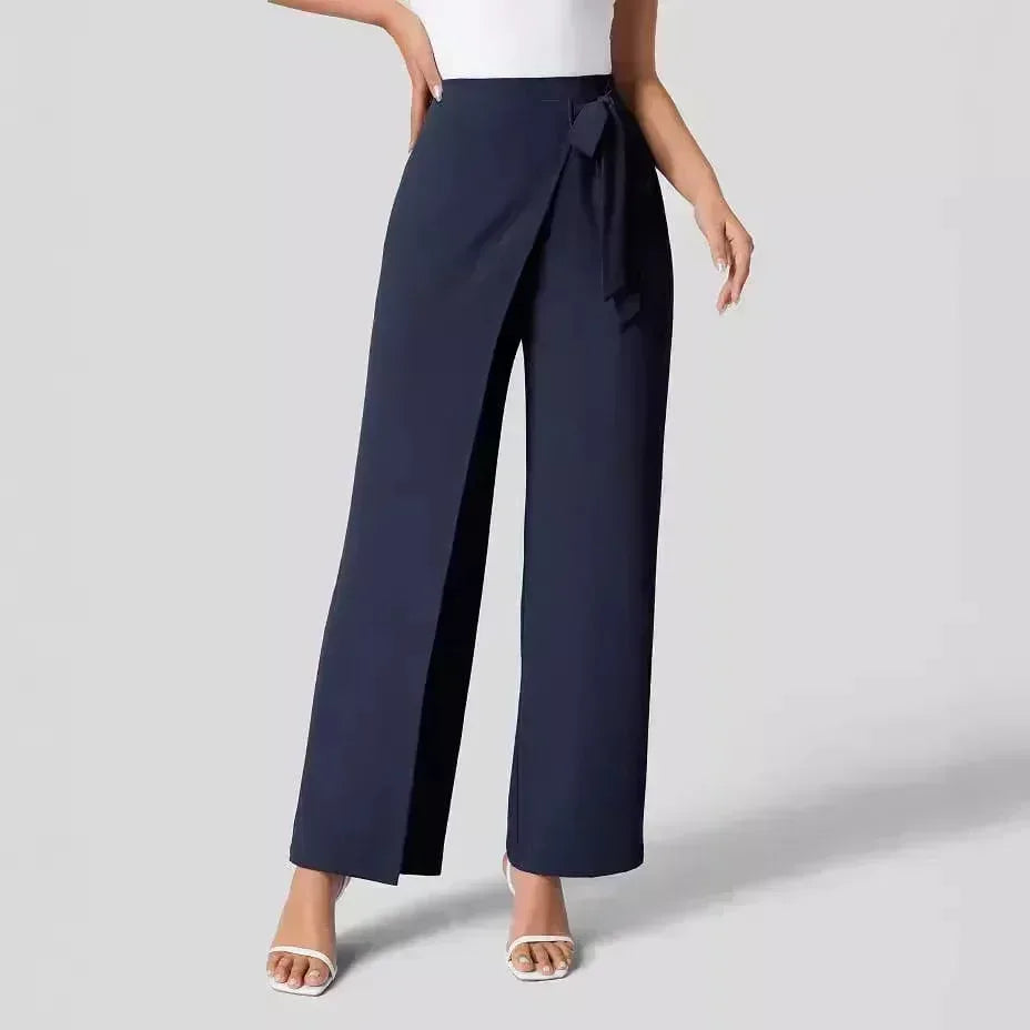 1 Pantalon pour femme style élégant à jambes larges