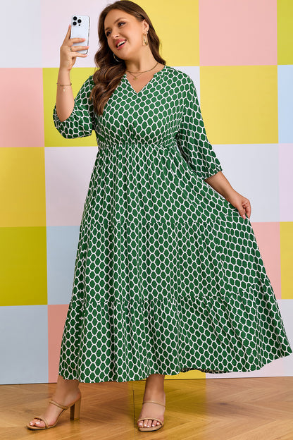 Robe Maxi Plus Size Élégante pour l'Été