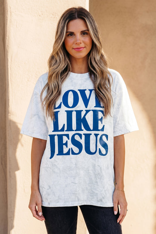 T-shirt camouflage Élégant Love Like Jesus