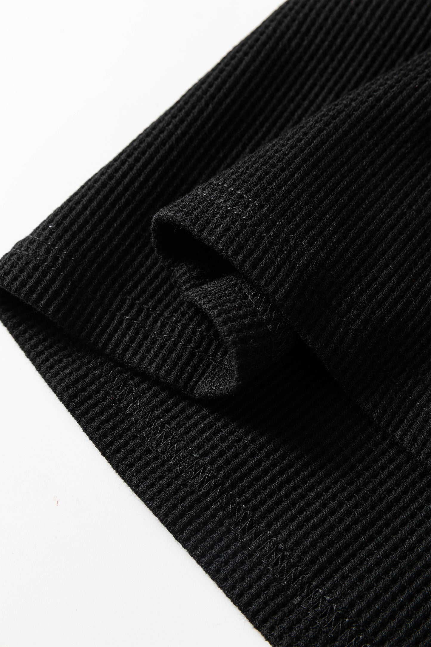 robe shift grande taille détail tissu polyester coton noir