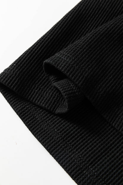 robe shift grande taille détail tissu polyester coton noir