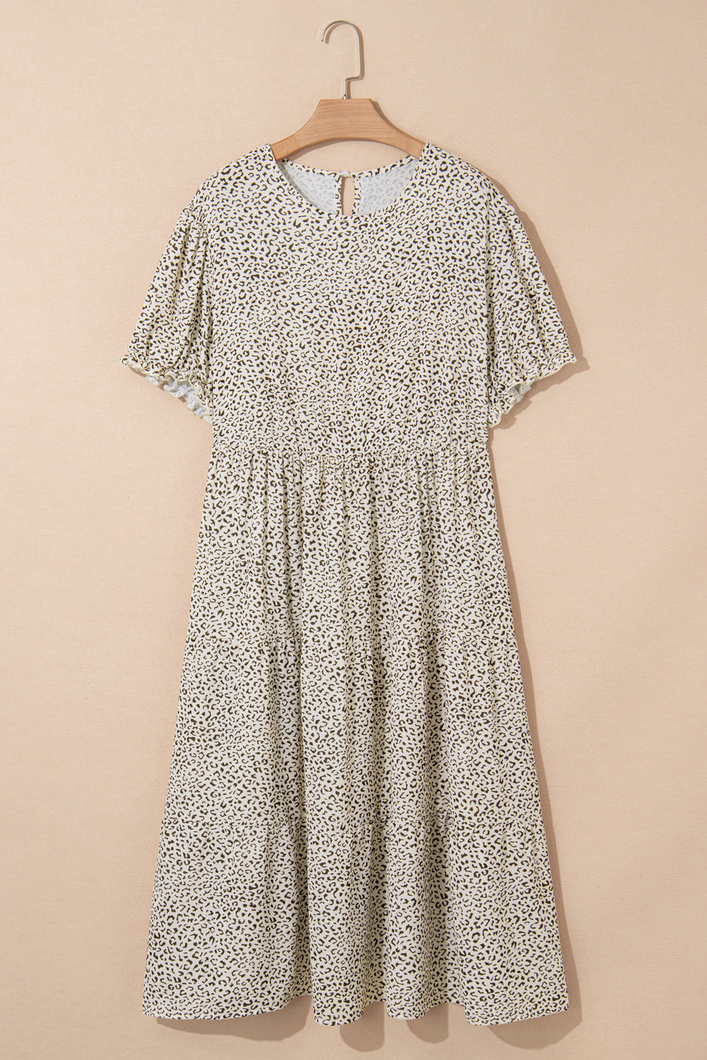 Robe léopard grande taille femme – Élégante & Confortable