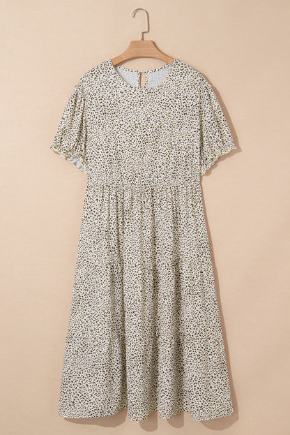 Robe léopard grande taille femme – Élégante & Confortable