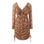 Élégance Sublime : 5 Détails Irrésistibles de la Robe Sexy à Manches Longues