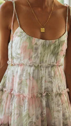 1 Robe Cami, Robe d'été en mousseline incontournable et parfaite pour sublimer votre style - Oléna-Fashion