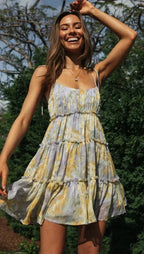 1 Robe Cami, Robe d'été en mousseline incontournable et parfaite pour sublimer votre style - Oléna-Fashion