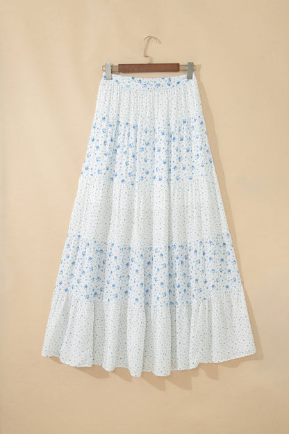 Jupe Maxi Bohème Incontournable à Imprimé Floral