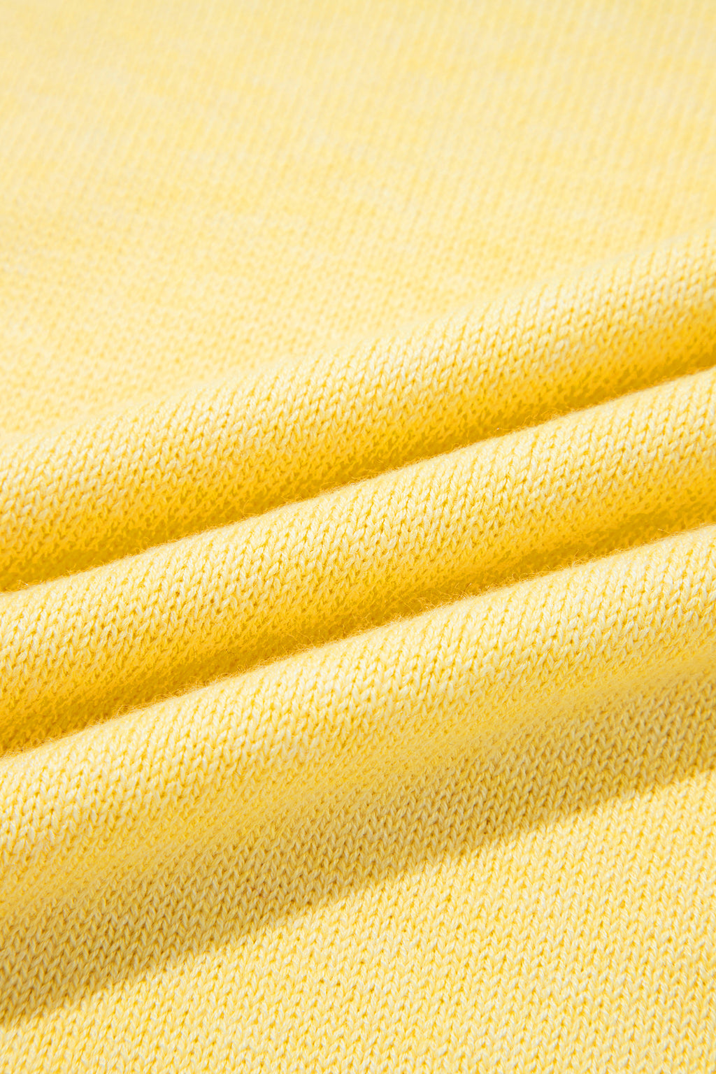 Haut Sans Manches Maille Jaune Femme – Élégant
