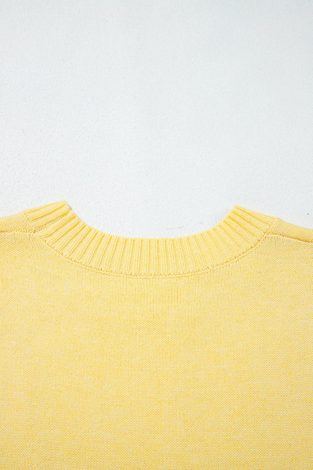 Haut Sans Manches Maille Jaune Femme – Élégant