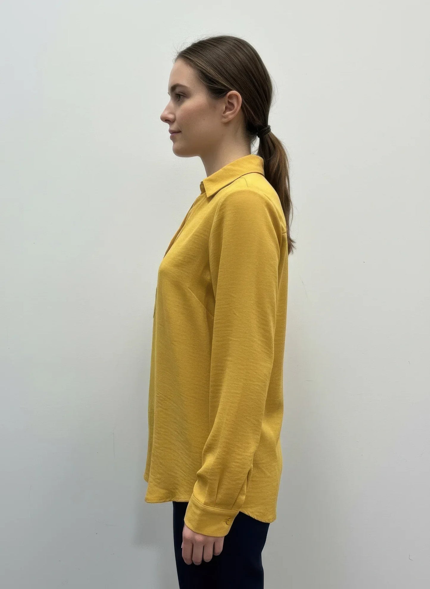 Blouse Femme Manches Longues Ninety - Col Henley Polyester - Oléna-Fashion