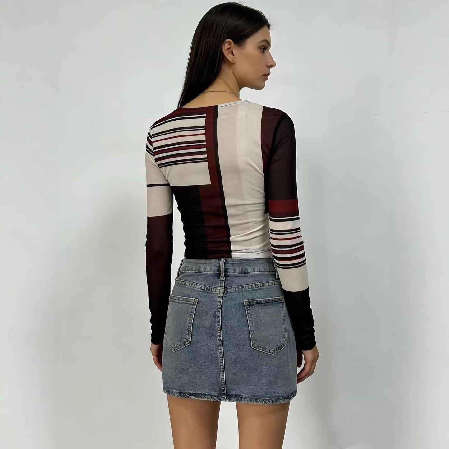 Mini Jupe en Jean Femme – Coupe Ajustée Style Vintage