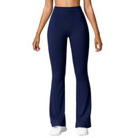 Mode Micro corne Leggings femmes v-back taille pantalons de sport taille haute Push Up fesses pantalons de sport solide mince Leggings décontractés