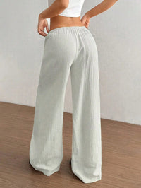 Pantalon large uni élégant et polyvalent pour femme