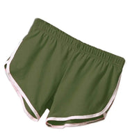Short Sport Femme Taille Élastique Liseré Contrastant – 6 Coloris