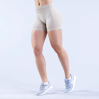 Shorts de yoga pour femmes, sans couture, taille haute, séchage rapide, haute élasticité, effet push-up, color block, pour la gym, le fitness et la course à pied
