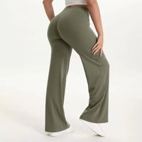 NCLAGEN Pantalon de yoga SoftMotion à jambe droite pour femme, leggings de sport taille haute, sensation seconde peau, pour la gym, le Pilates et la course à pied