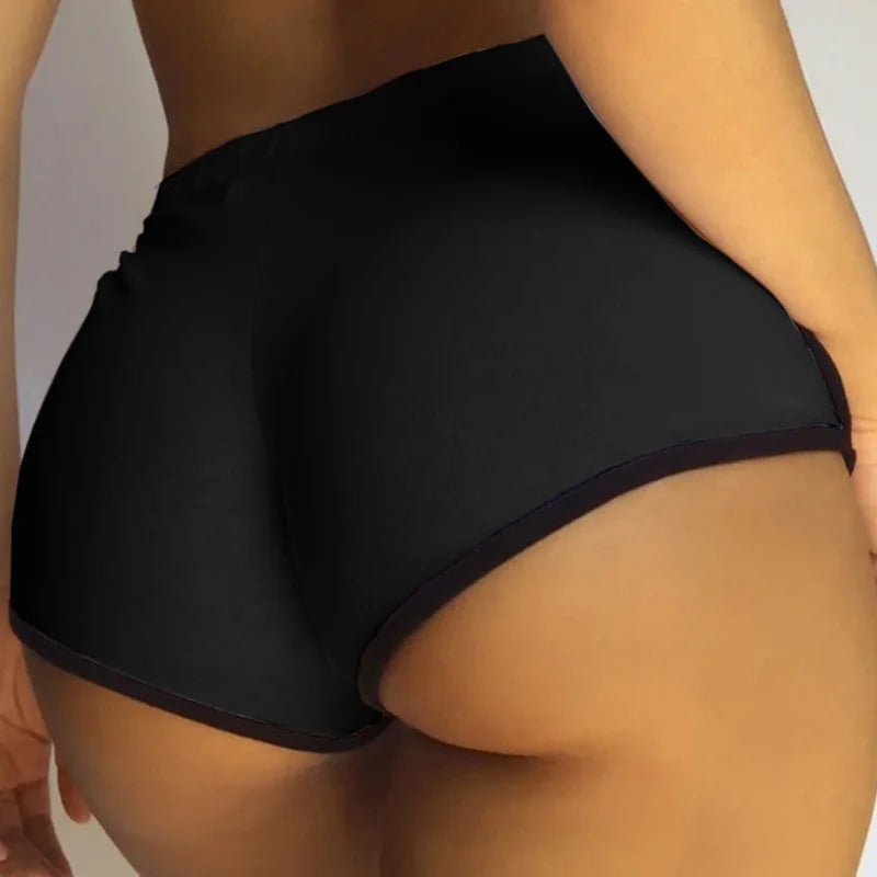 Short Sport Femme Taille Haute Élasticité – Gym Y2K Streetwear