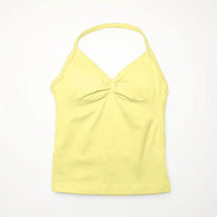 NCLAGEN Impact Longline Strappy Top Sports Yoga Vest Women's Fitness Tank Top Gym Beautiful Open Back Bra Running Workout Halter