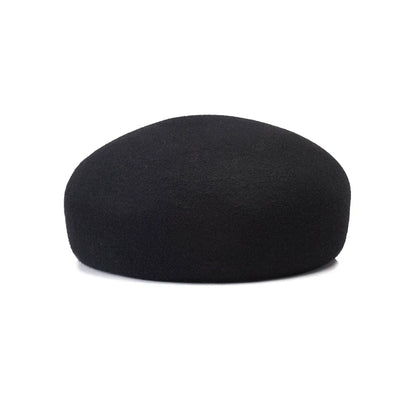 Chapeau Fedora en feutre à calotte rigide vintage pour femmes, 100% laine, béret plat, chapeau de mariage, fascinateur, chapeau de cocktail classique, chapeau pillbox