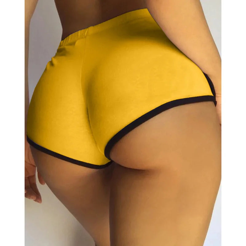Short Sport Femme Taille Haute Élasticité – Gym Y2K Streetwear