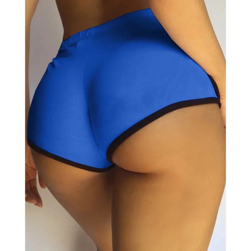 Short Sport Femme Taille Haute Élasticité – Gym Y2K Streetwear