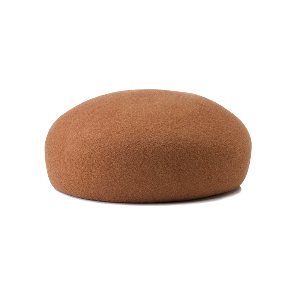 Chapeau Fedora en feutre à calotte rigide vintage pour femmes, 100% laine, béret plat, chapeau de mariage, fascinateur, chapeau de cocktail classique, chapeau pillbox