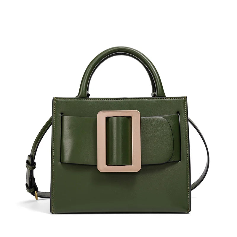 Sac à main chic à boucle pour femme 2026 – Nouveau sac à bandoulière de luxe tendance et de haute qualité, design distinctif en similicuir