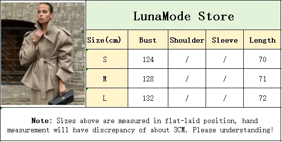 Trench long femme à simple boutonnage, coupe ample et taille haute