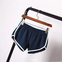 Short Sport Femme Taille Élastique Liseré Contrastant – 6 Coloris